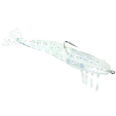 Sea Striker Rigged Shrimp, 3, 14 Oz, Silver Glitter 3PK 3SHSIL-3PK